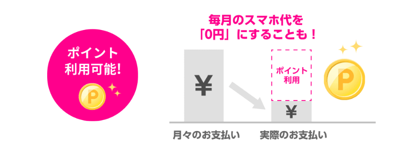 楽天ポイントの利用が可能