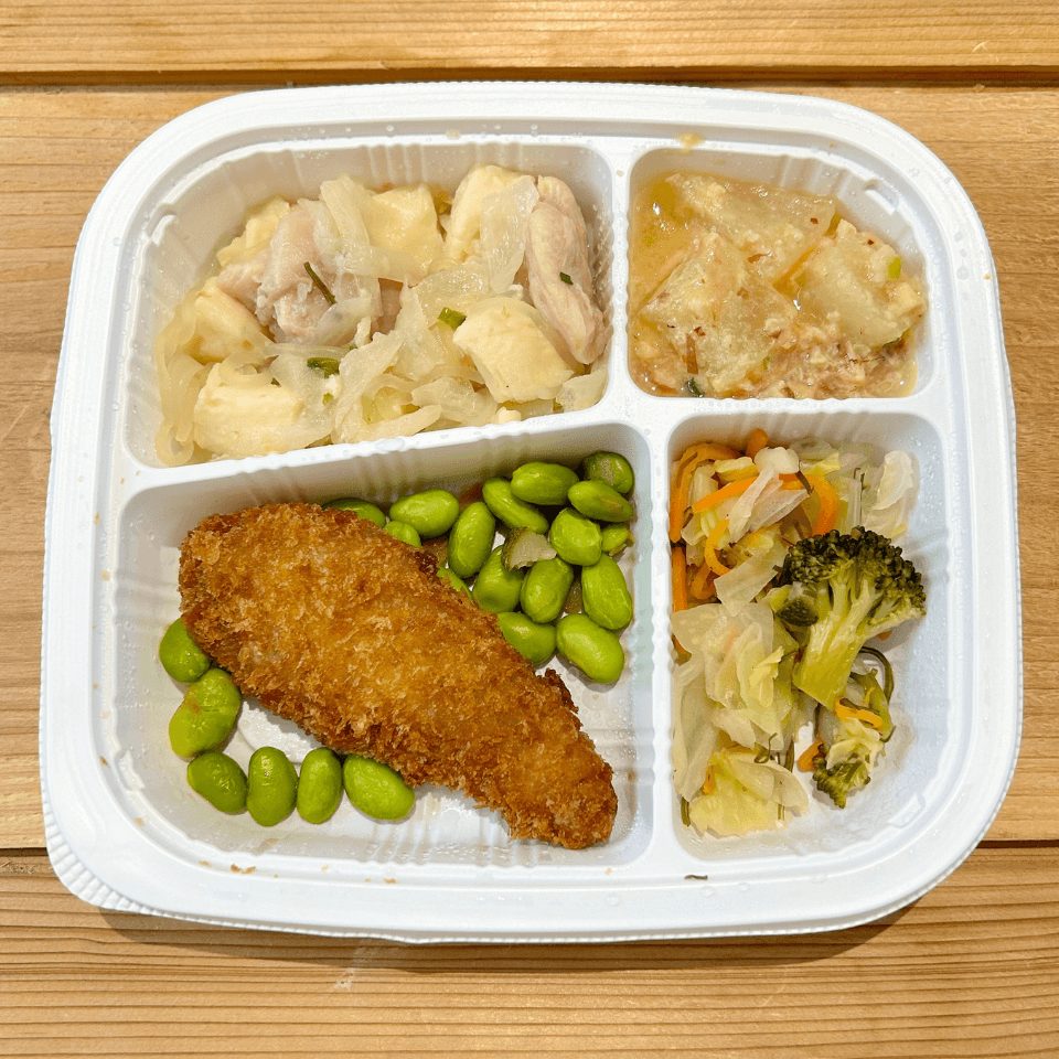 あじメンチカツ弁当
