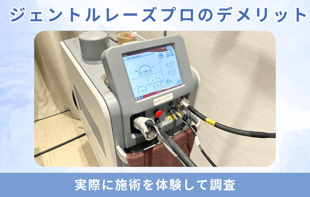ジェントルレーズプロのデメリット